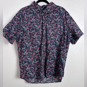 Goodfellow & Co Short Sleeve Slim Button Down Size Extra Large
